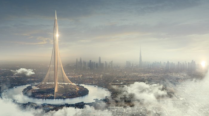 Dubai CGI city